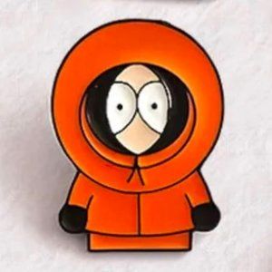 South Park Pin Kenny McComick Metal Enamel TV Show Cartoon Bag Charm Comedy NEW